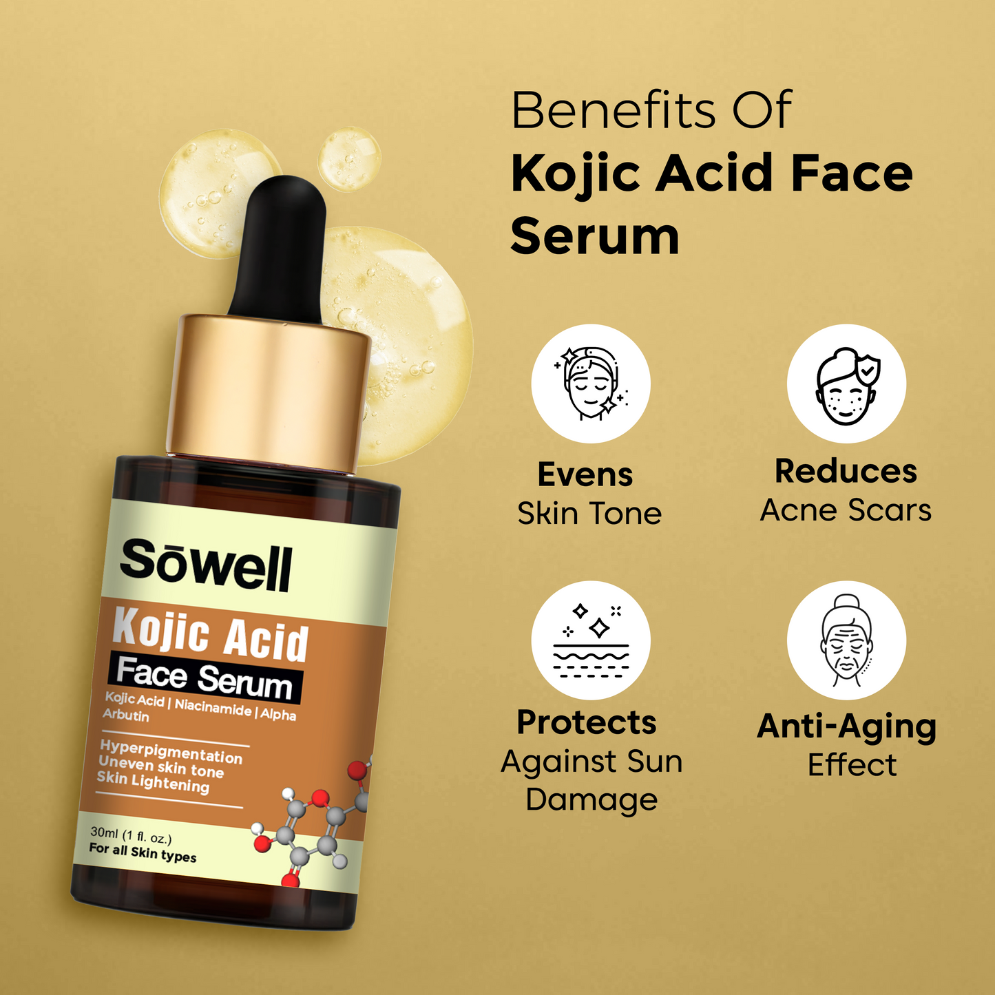 Kojic Acid Face Serum 30 ml