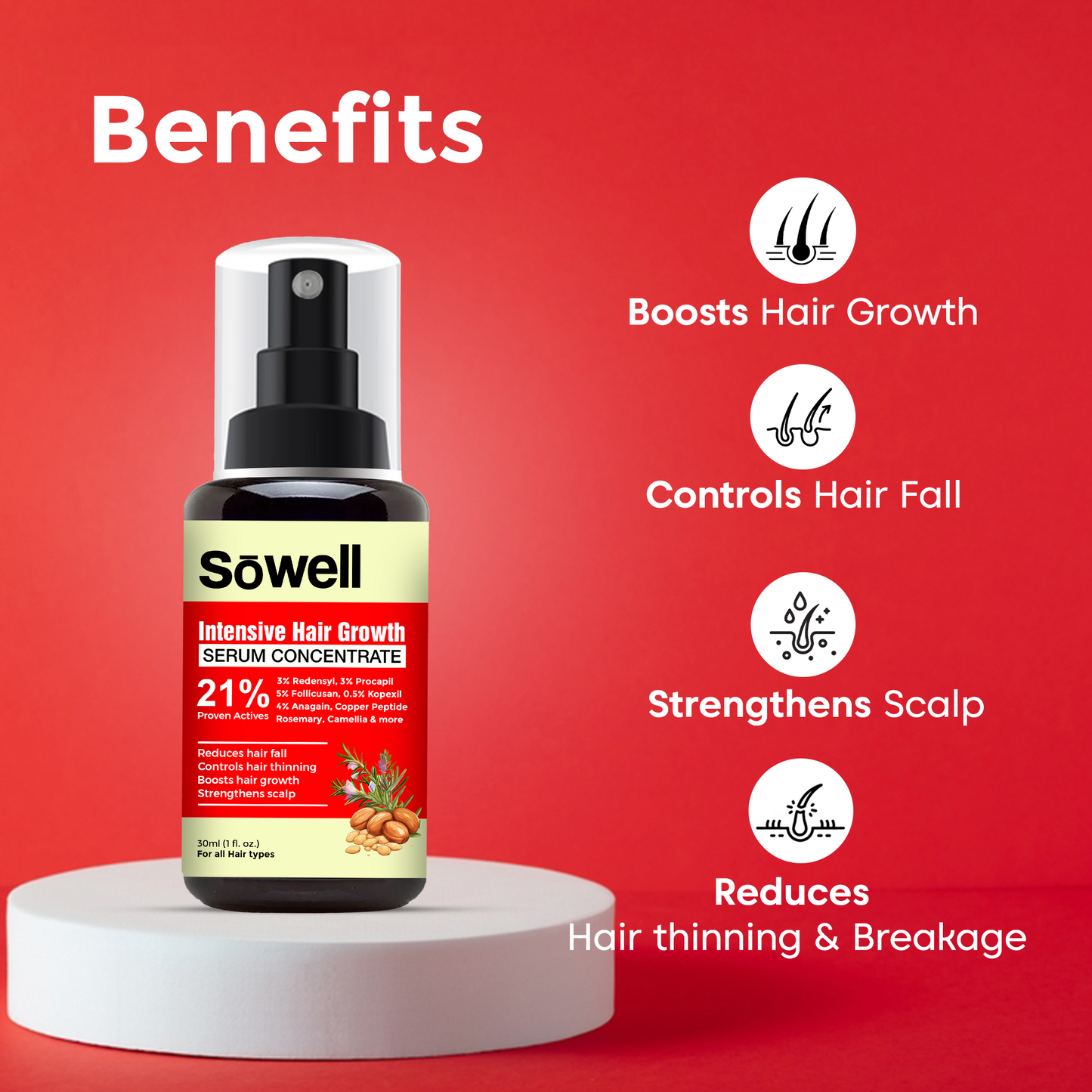 Intensive Hair Growth Serum Concentrate 30ml