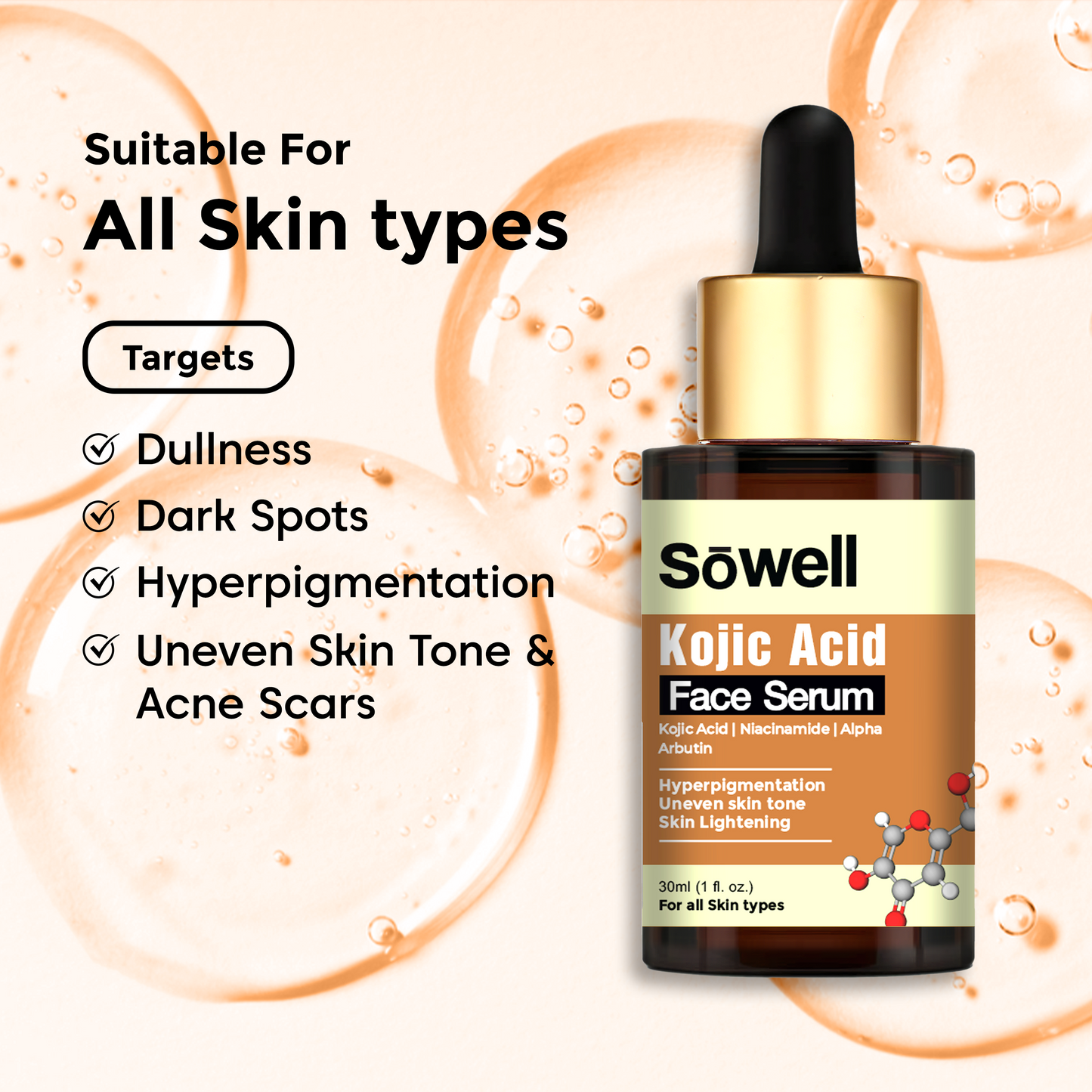 Kojic Acid Face Serum 30 ml