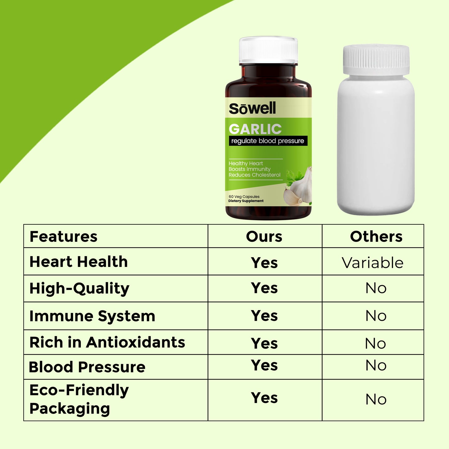 Garlic Healthy Blood Pressure Supplement