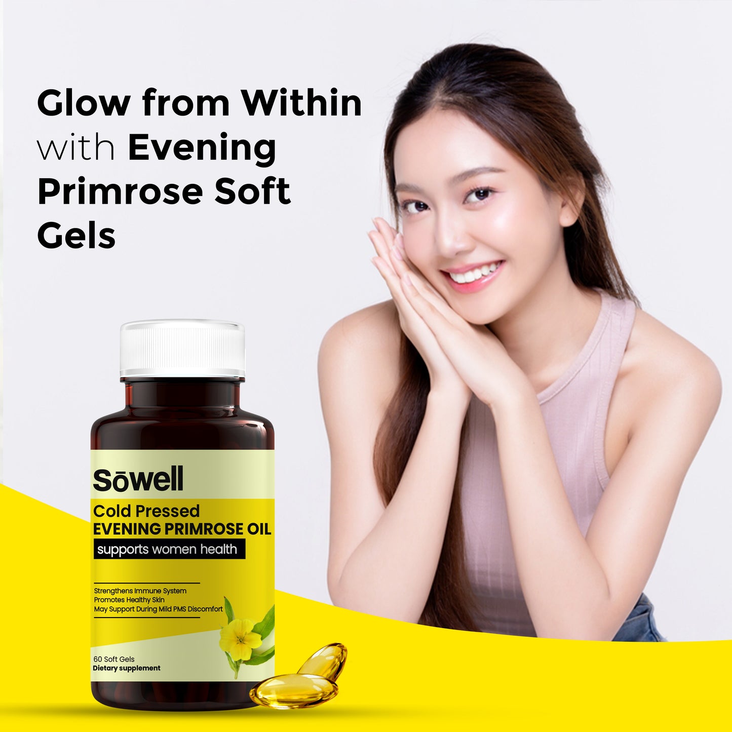 Cold Pressed Evening Primrose Softgels
