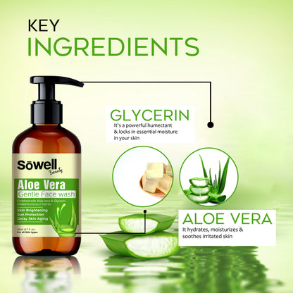 Aloe Vera Gentle Face Wash 200ml