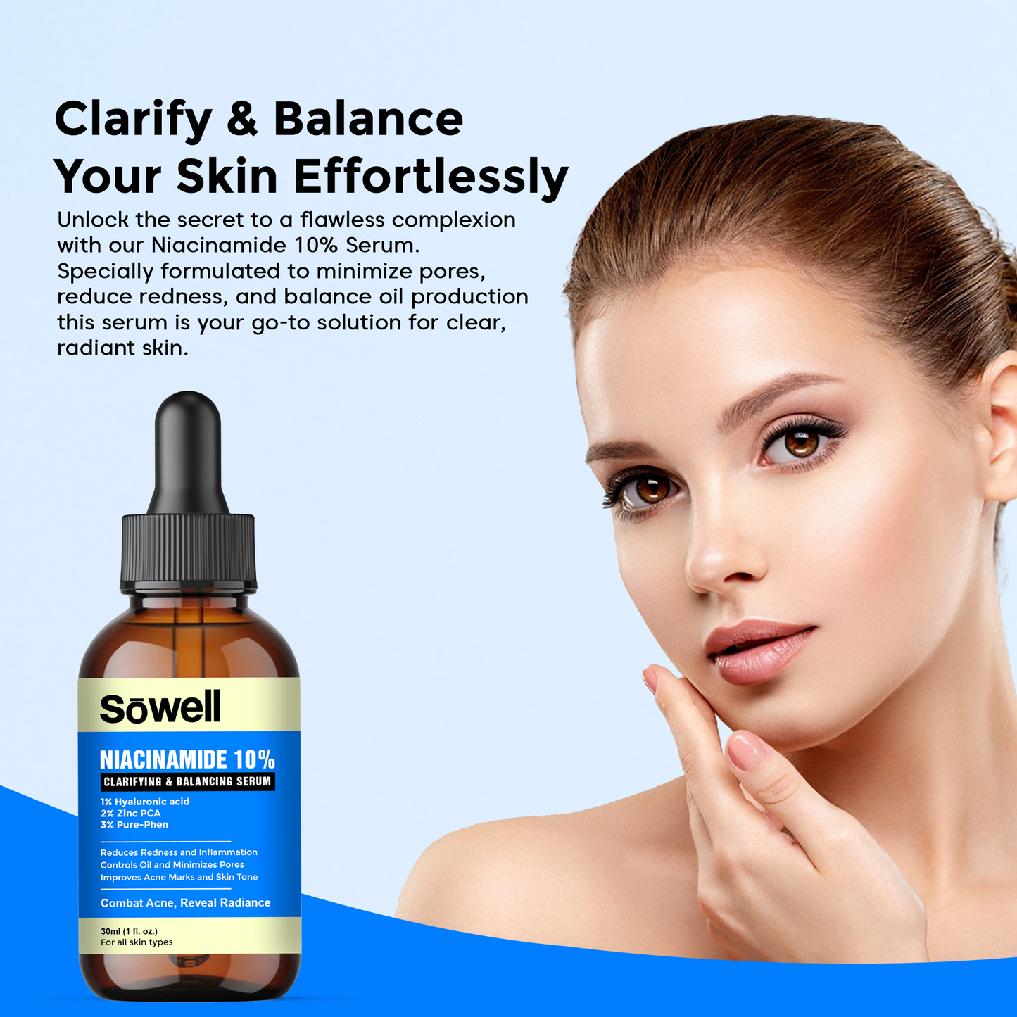NIACINAMIDE 10% Clarifying & Balancing Serum 30ml