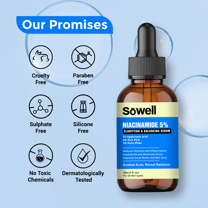 NIACINAMIDE 5% Clarifying & Balancing Serum