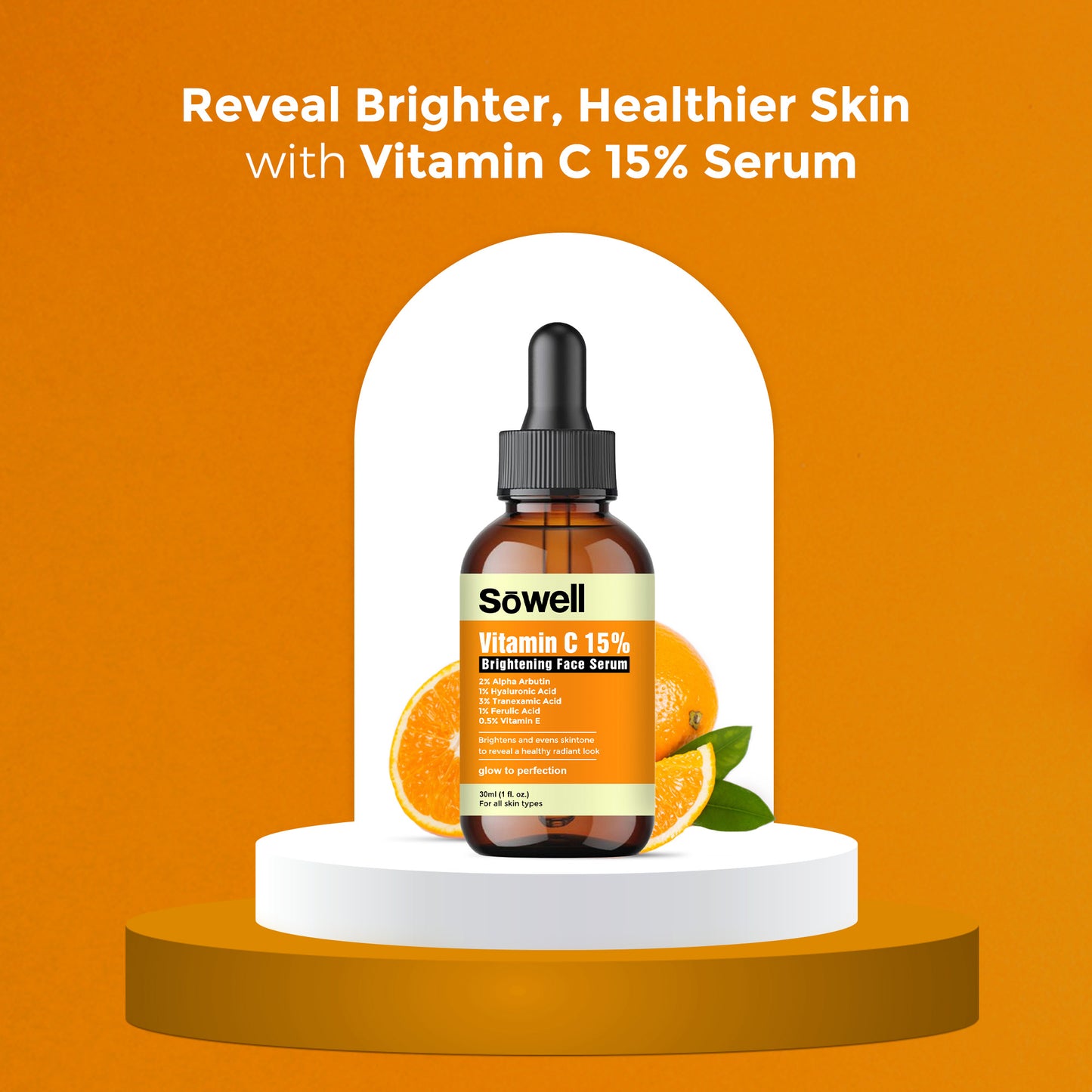Vitamin C 15% Brightening Face Serum 30ml