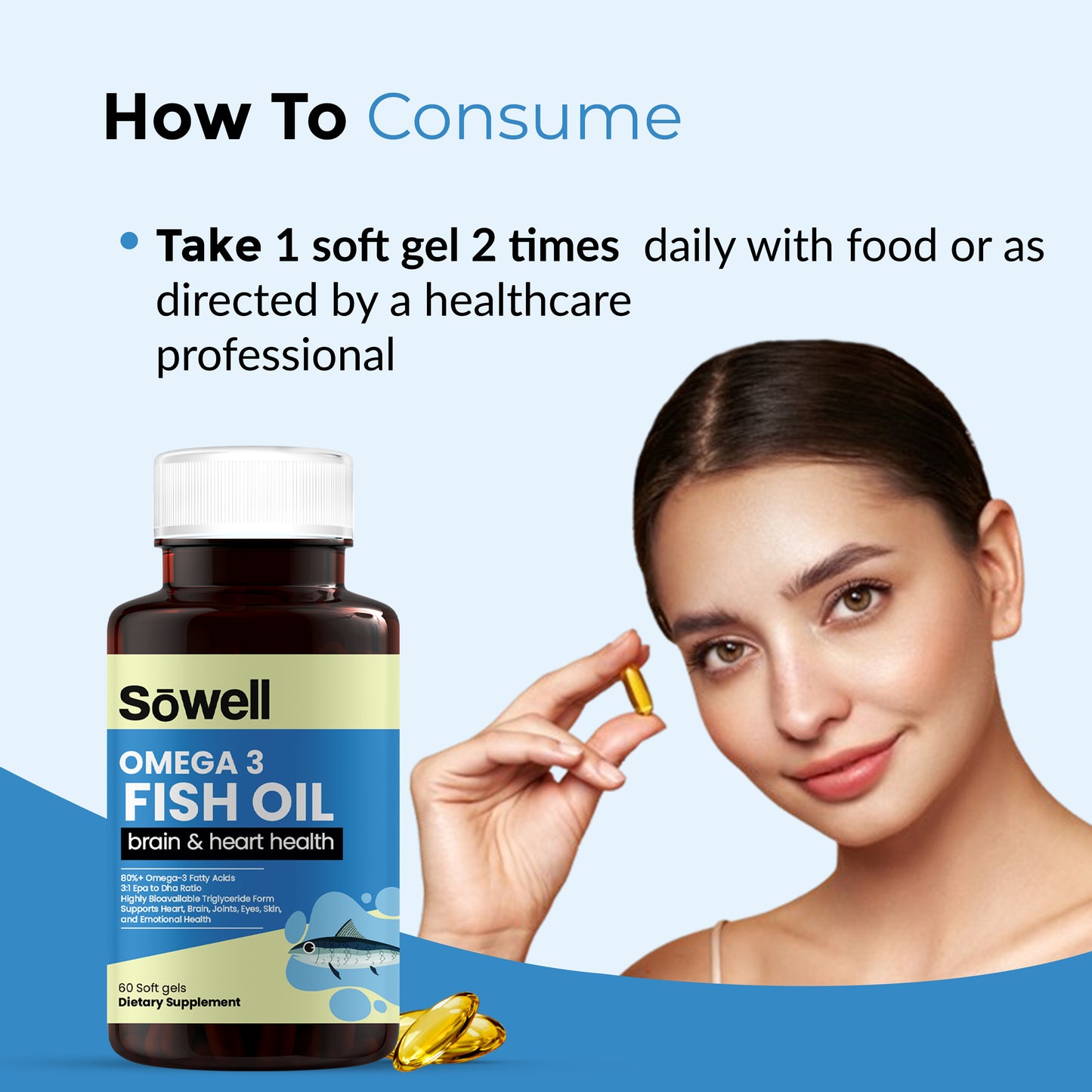 Omega 3 Fish Oil Concentrate Softgels