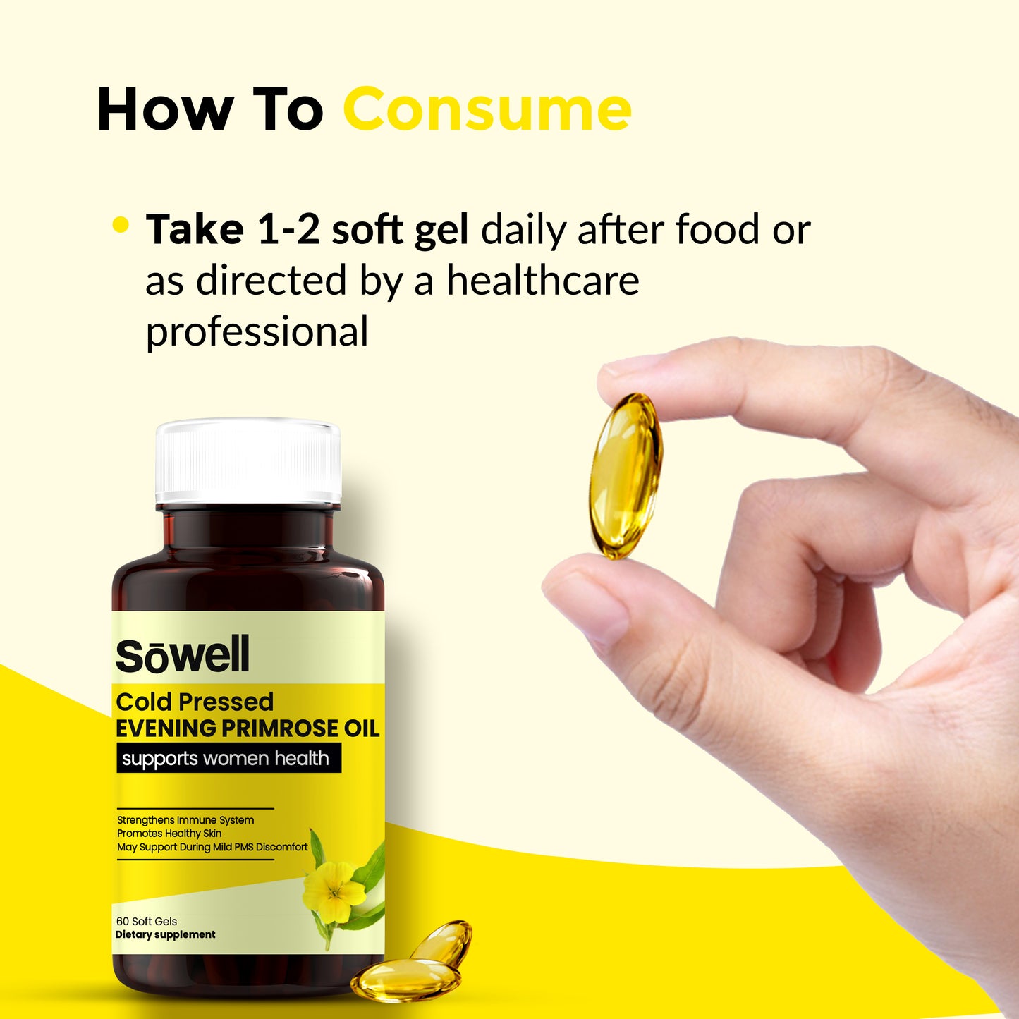 Cold Pressed Evening Primrose Softgels