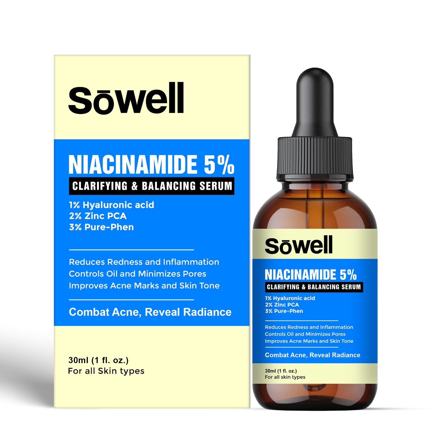 NIACINAMIDE 5% Clarifying & Balancing Serum