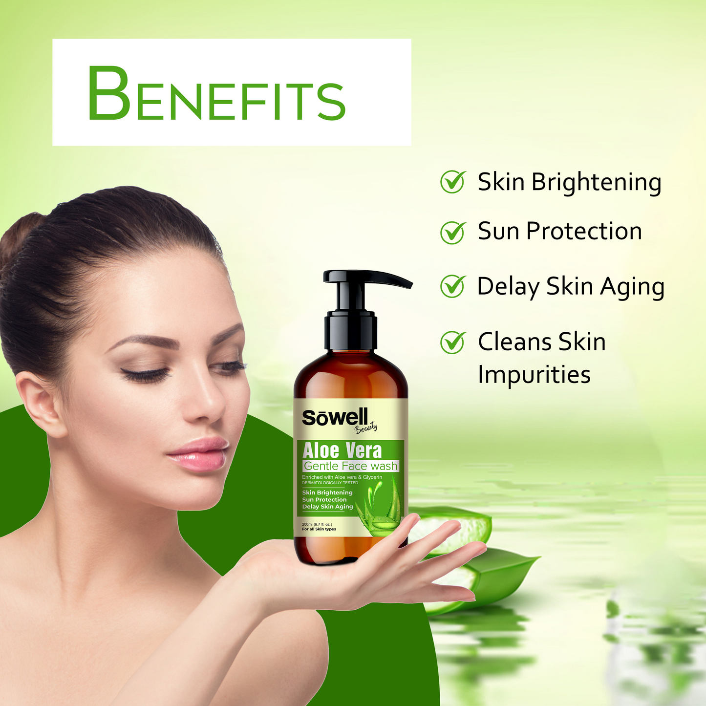 Aloe Vera Gentle Face Wash 200ml
