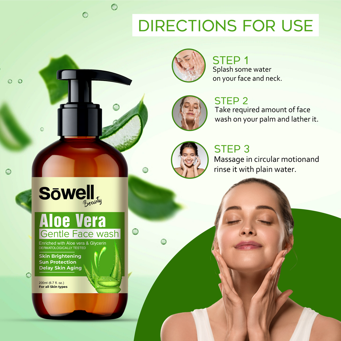 Aloe Vera Gentle Face Wash 200ml