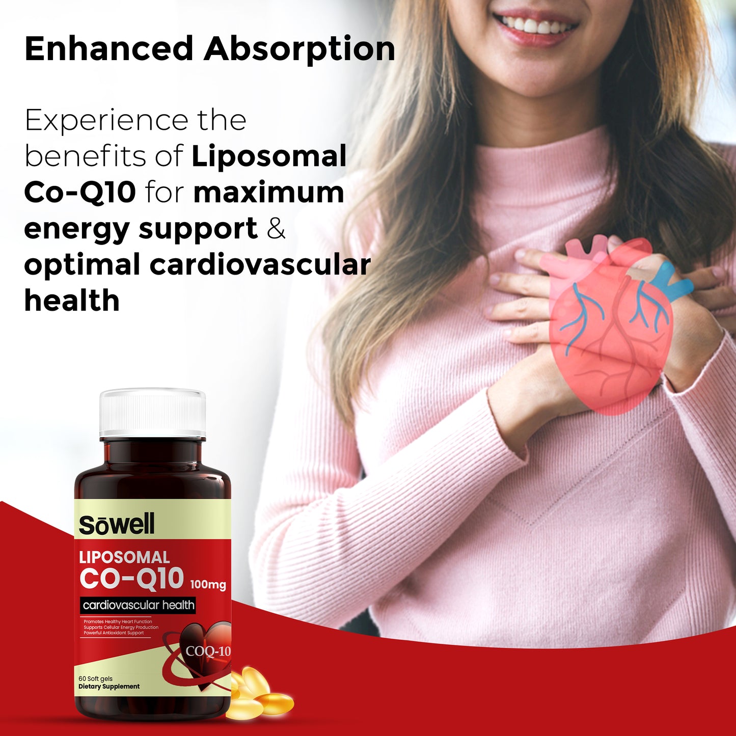 Liposomal CoQ10 Softgels