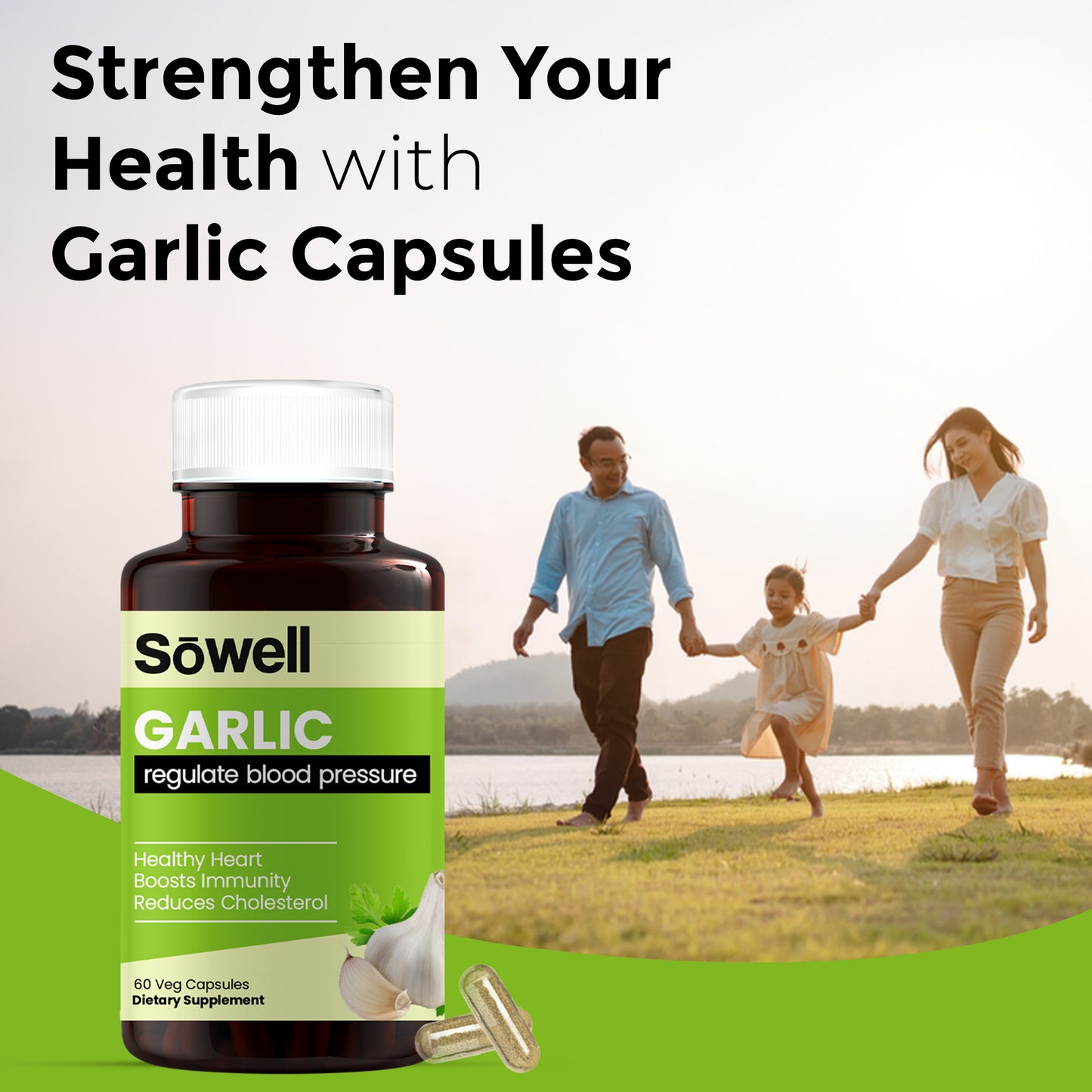 Garlic Healthy Blood Pressure Supplement