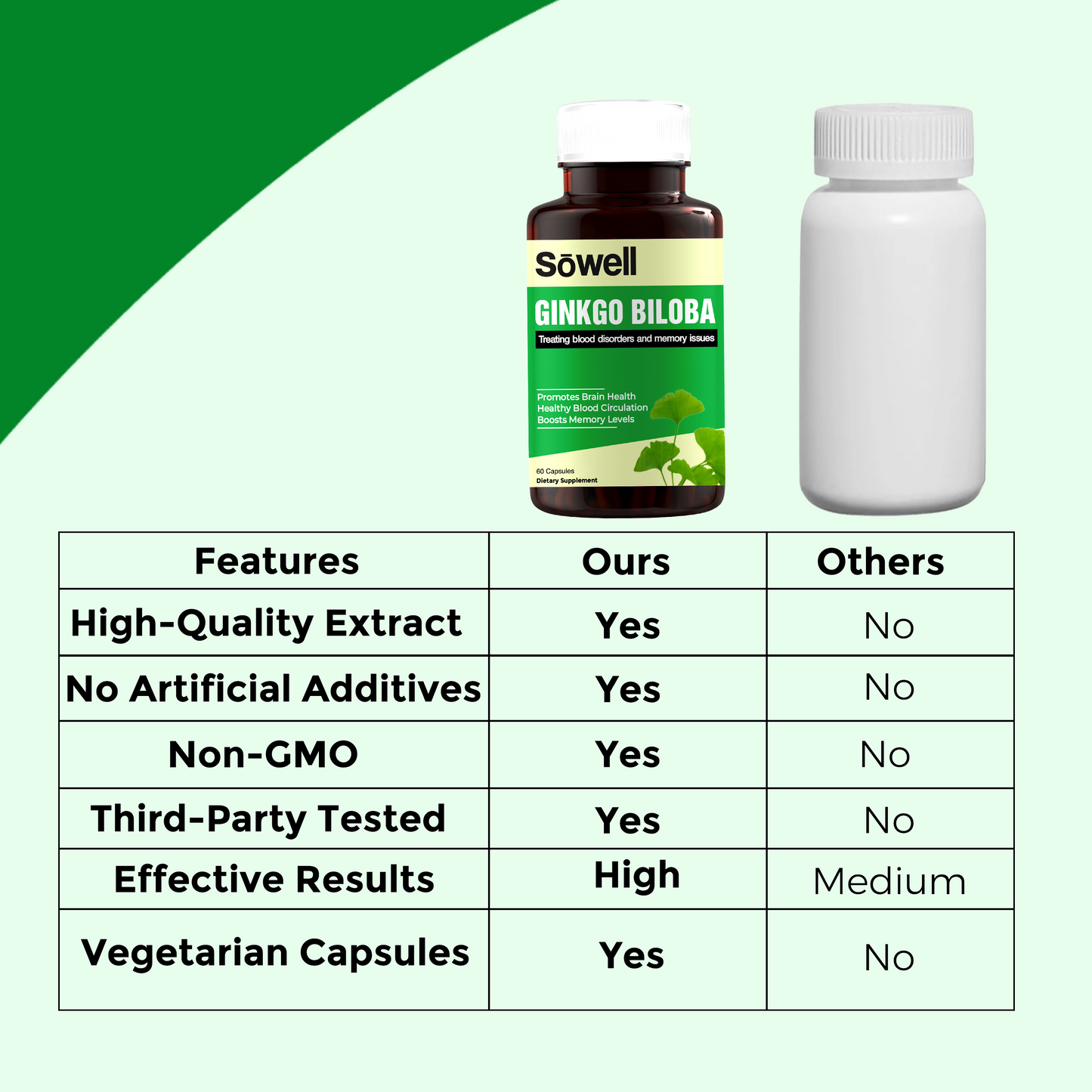 Ginkgo Biloba Supplement