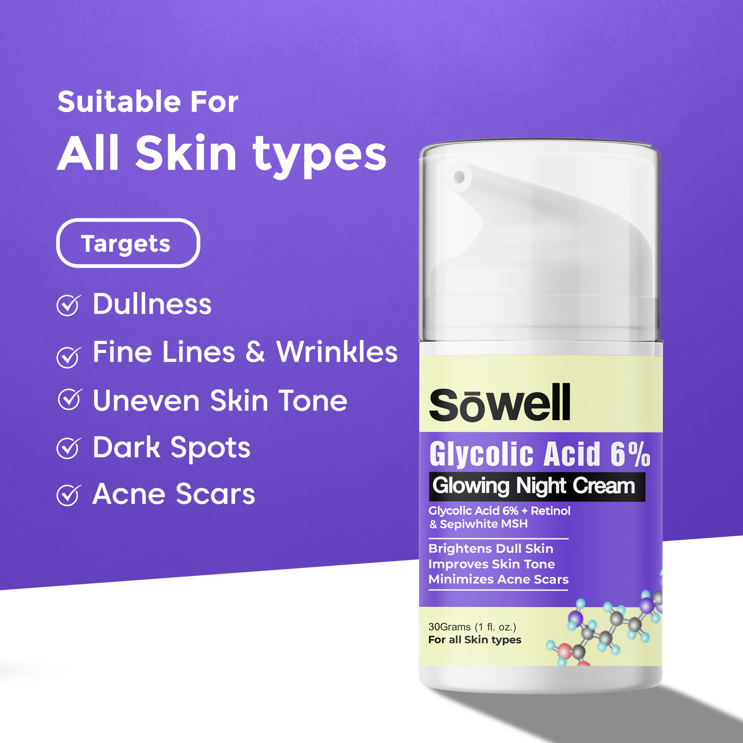 Glycolic Acid Glowing Night Cream 6%