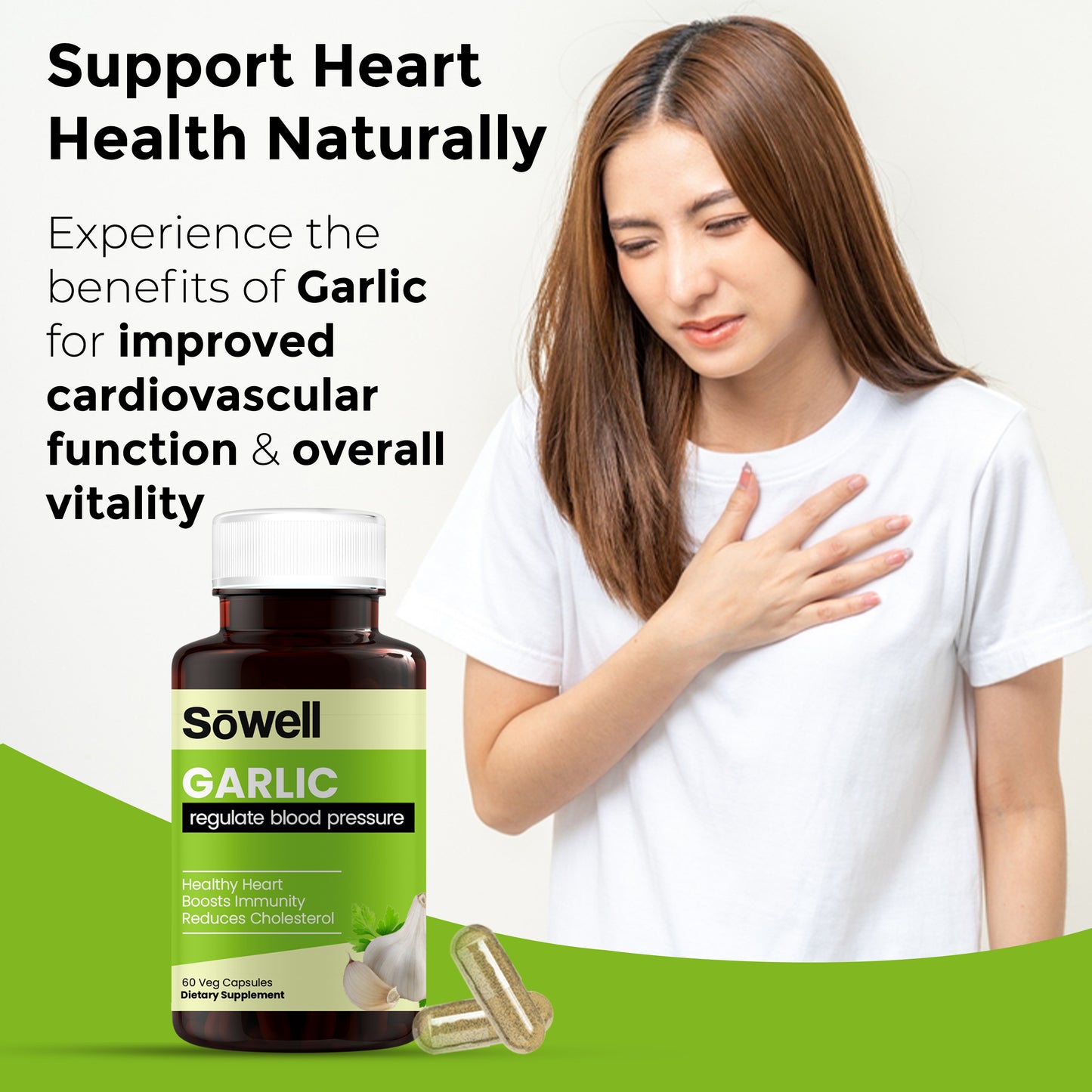 Garlic Healthy Blood Pressure Supplement