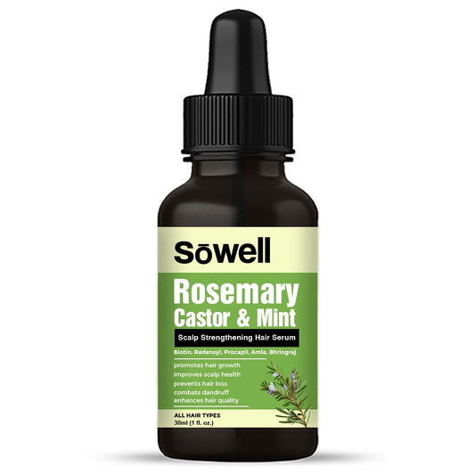 Rosemary Castor Mint Scalp Strengthening Hair Serum 30ml