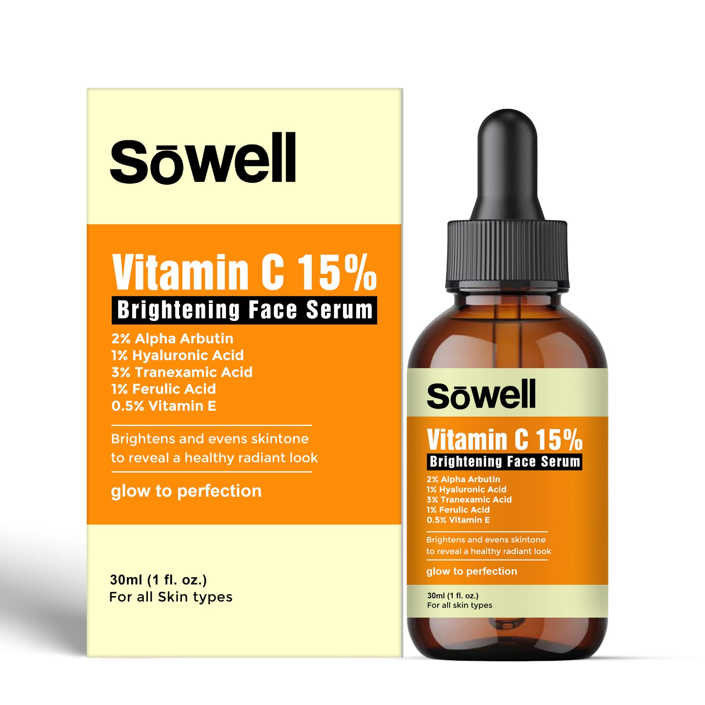 Vitamin C 15% Brightening Face Serum 30ml