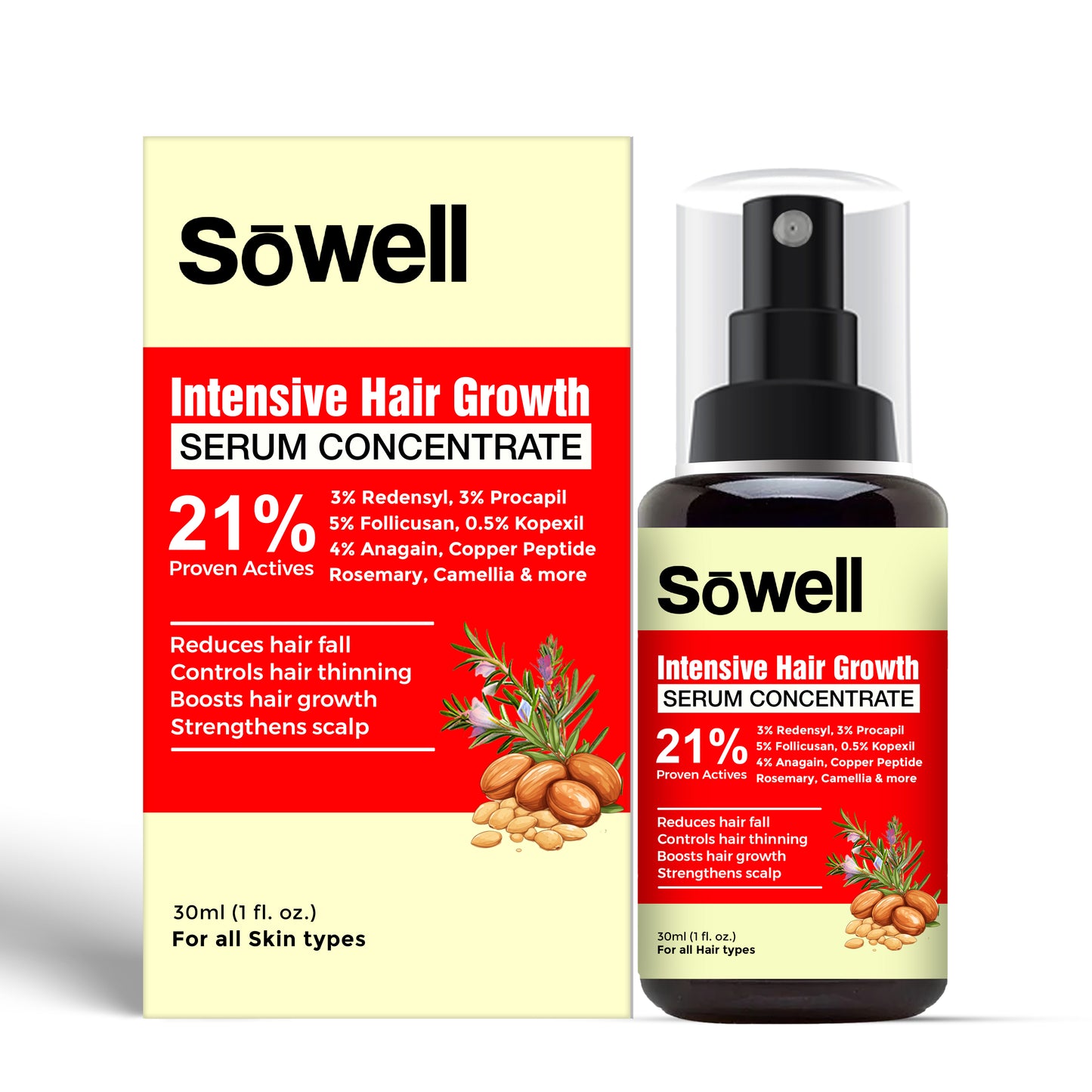 Intensive Hair Growth Serum Concentrate 30ml